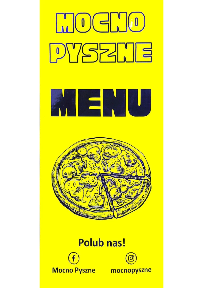 menu pizza